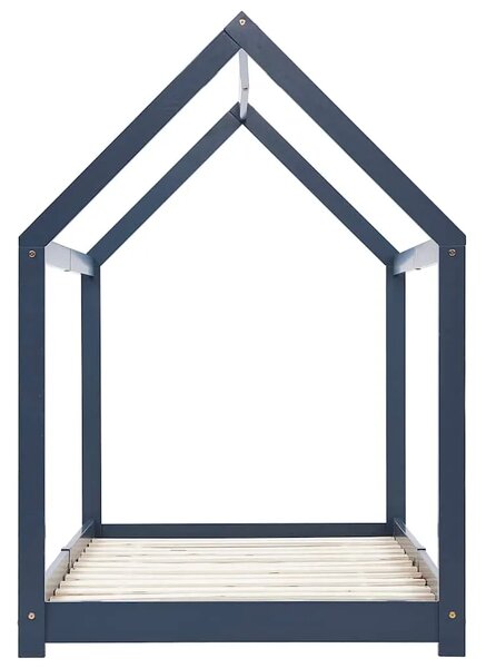 Okvir za dječji krevet od masivne borovine sivi 90 x 200 cm - Siva 90 x 200 cm Siva 90 x 200 cm