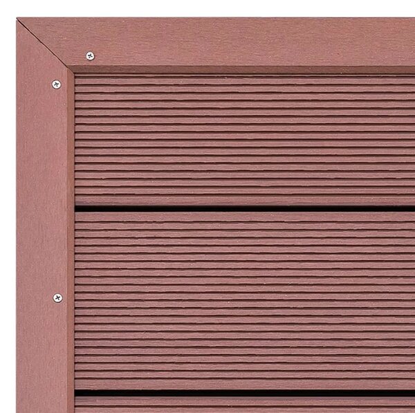 Podni element za solarni tuš smeđi 101 x 63 x 5 5 cm WPC - Smeđa 1 Smeđa