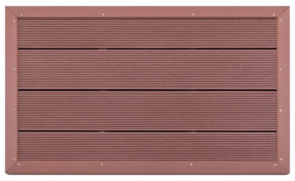 Podni element za solarni tuš smeđi 101 x 63 x 5 5 cm WPC - Smeđa 1 Smeđa