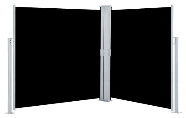 Uvlačiva bočna tenda 140 x 600 cm crna - Crna 140 x 600 cm 1 Crna