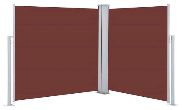 Uvlačiva bočna tenda 120 x 600 cm smeđa - Smeđa 117x 600 cm 1 Smeđa