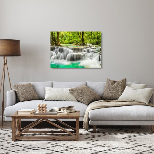 Staklena slika slapova (70x50 cm)