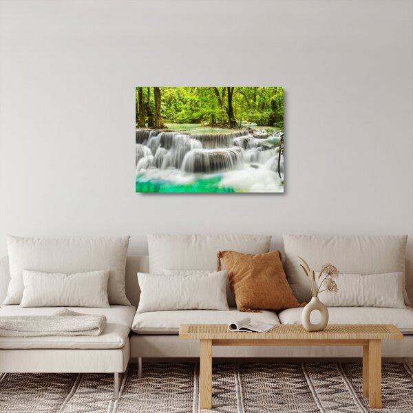 Staklena slika slapova (70x50 cm)