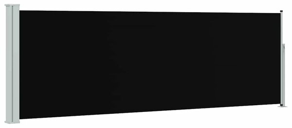 Uvlačiva bočna tenda za terasu 100 x 314 cm crna - Crna 100 x 300 cm 1 Crna