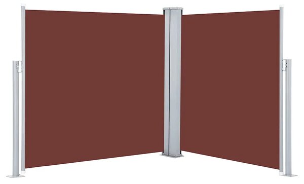 Uvlačiva bočna tenda 100 x 600 cm smeđa - Smeđa 100 x 600 cm