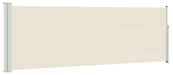 Uvlačiva bočna tenda za terasu 100 x 314 cm krem - Krema 100 x 300 cm 1 Krema