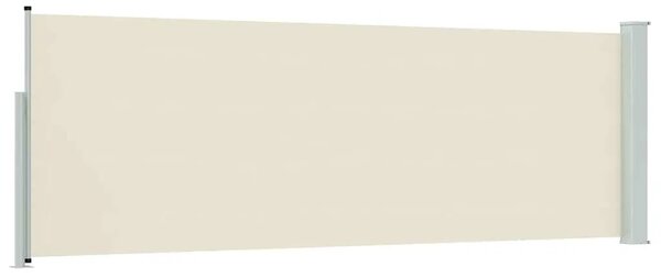 Uvlačiva bočna tenda za terasu 100 x 314 cm krem - Krema 100 x 300 cm 1 Krema