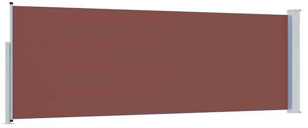 Uvlačiva bočna tenda za terasu 100 x 314 cm smeđa - Smeđa 100 x 300 cm 1 Smeđa