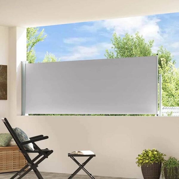 Uvlačiva bočna tenda za terasu 100 x 314 cm siva - Siva 100 x 300 cm 1 Siva