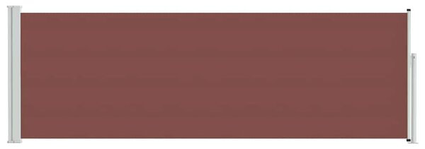 Uvlačiva bočna tenda za terasu 100 x 314 cm smeđa - Smeđa 100 x 300 cm 1 Smeđa