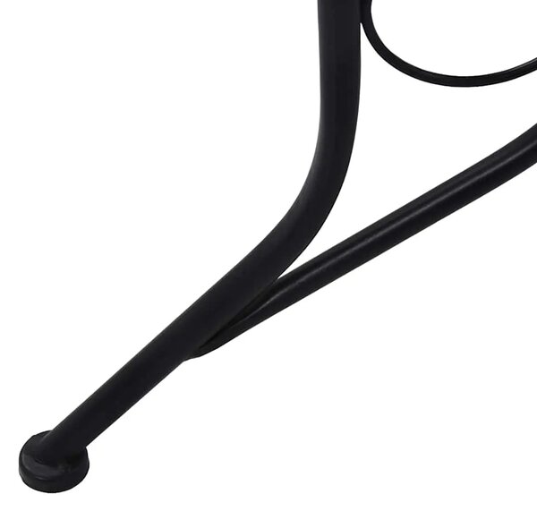 Bistro stolić s mozaikom sivi 60 cm keramički - Siva 60 cm 1 Siva