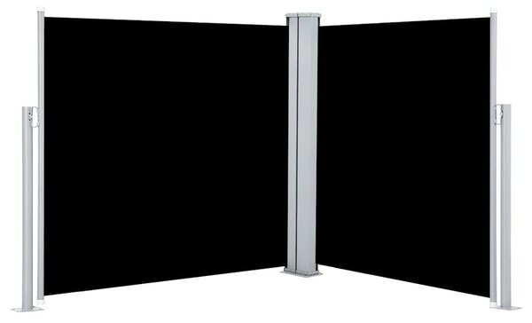 Uvlačiva bočna tenda 100 x 600 cm crna - Crna 100 x 600 cm
