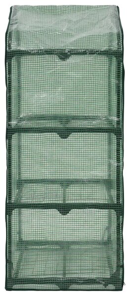 Mini staklenik s 3 razine 69 x 49 x 125 cm