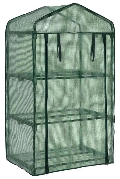 Mini staklenik s 3 razine 69 x 49 x 125 cm