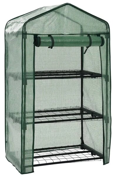 Mini staklenik s 3 razine 69 x 49 x 125 cm