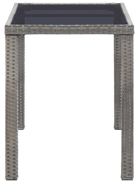 Vrtni stol antracit 123 x 60 x 74 cm od poliratana - Antracit 123 x 60 x 74 cm 1 Antracit