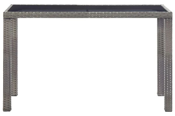 Vrtni stol antracit 123 x 60 x 74 cm od poliratana - Antracit 123 x 60 x 74 cm 1 Antracit