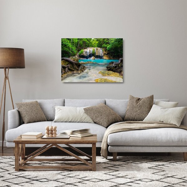 Staklena slika slapova (70x50 cm)