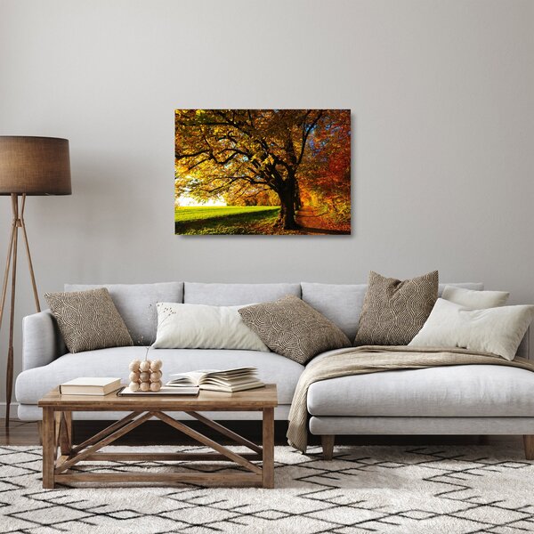 Staklena slika jeseni (70x50 cm)