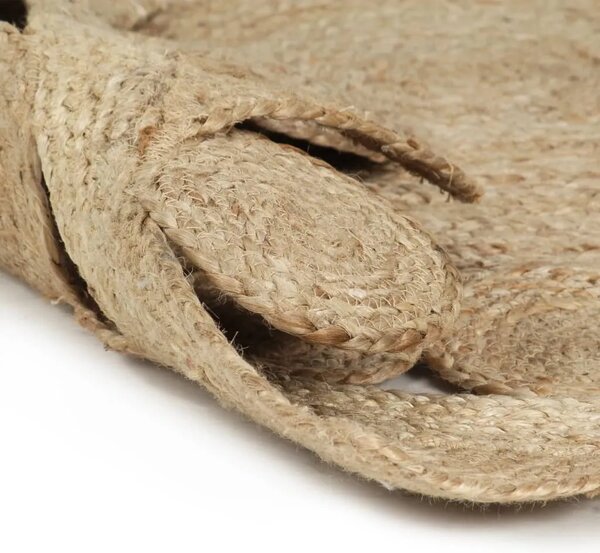 Ručno rađeni pleteni tepih od jute 90 cm - 90 cm 90 cm