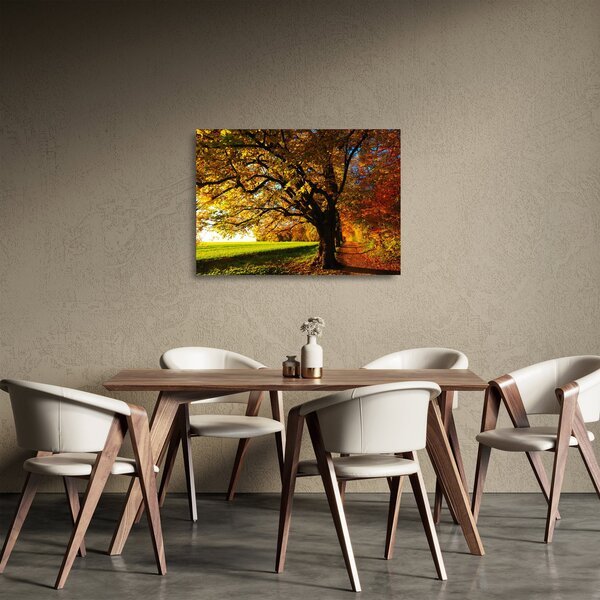 Staklena slika jeseni (70x50 cm)