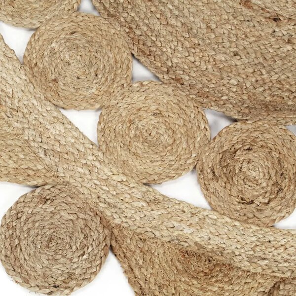 Ručno rađeni pleteni tepih od jute 90 cm - 90 cm 90 cm
