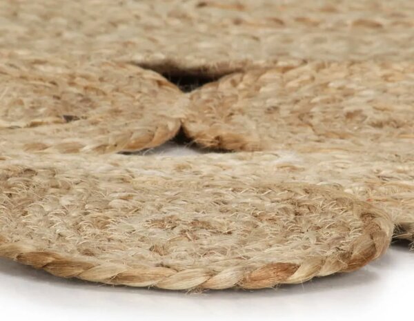Ručno rađeni pleteni tepih od jute 90 cm - 90 cm 90 cm