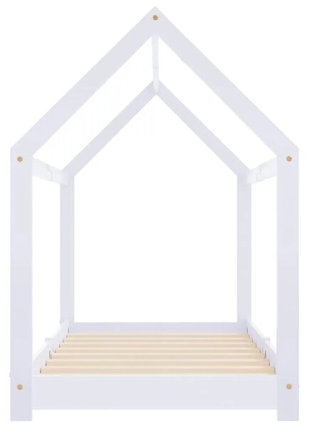Okvir za dječji krevet od masivne borovine bijeli 70 x 140 cm - Bijela 70 x 140 cm Bijela 70 x 140 cm