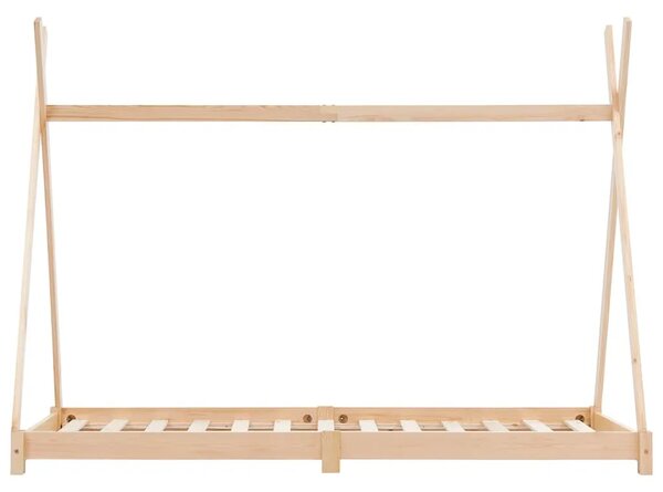Okvir za dječji krevet od masivne borovine 90 x 200 cm - Smeđa 90 x 200 cm Smeđa 90 x 200 cm