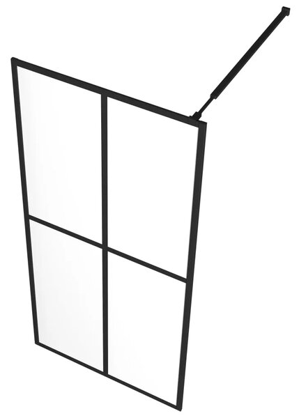 Pregrada za tuširanje od prozirnog kaljenog stakla 100 x 195 cm - Transparentan 100 x 195 cm Transparentan 100 x 195 cm