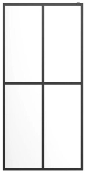 Pregrada za tuširanje od prozirnog kaljenog stakla 100 x 195 cm - Transparentan 100 x 195 cm Transparentan 100 x 195 cm