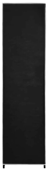 Ormar s 4 odjeljka crni 175 x 45 x 170 cm - Crna 1 1 Crna