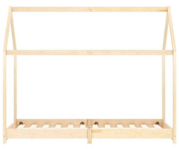 Okvir za dječji krevet od masivne borovine 90 x 200 cm - Smeđa 90 x 200 cm Smeđa 90 x 200 cm