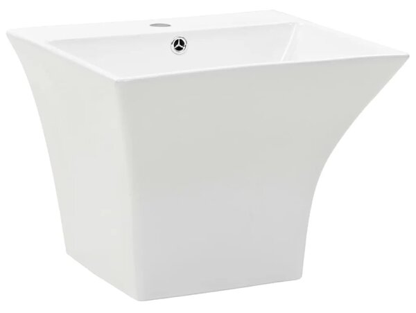 Zidni Lavabo - Umivaonik keramički bijeli 500 x 450 x 410 mm
