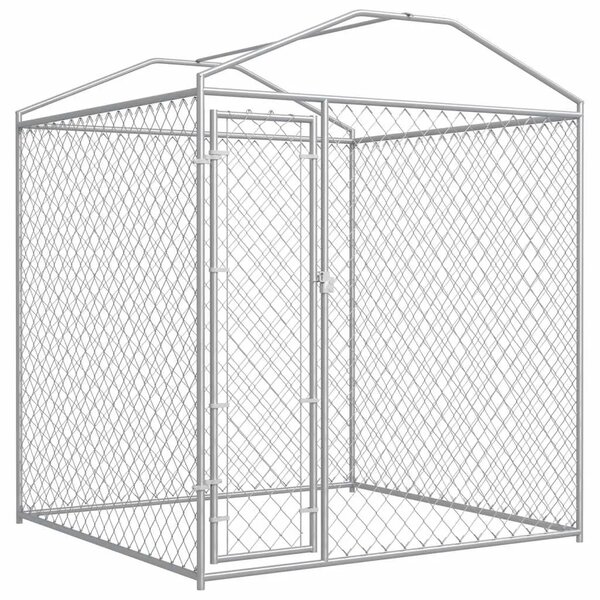 Vanjski kavez za pse s nadstrešnicom 193x193x225 cm - 193 x 193 x 225 cm 1 Da 193 x 193 x 225 cm