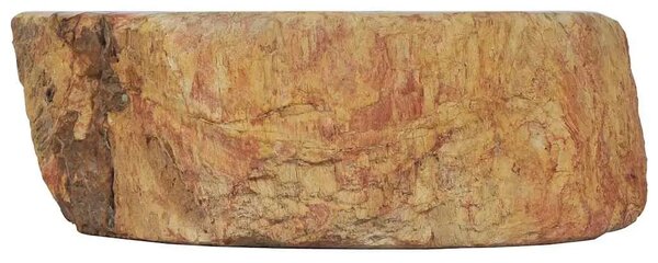 Lavabo - Umivaonik od fosilnog kamena 45 x 35 x 15 cm krem