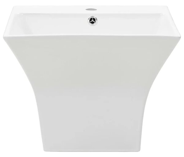 Zidni Lavabo - Umivaonik keramički bijeli 500 x 450 x 410 mm