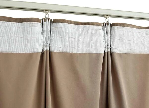 Zavjese za zamračivanje 2 kom baršunaste bež 140 x 175 cm - Bež 140 x 175 cm 2 Bež