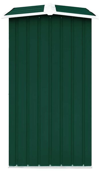 Spremište za drva - Vrtna ostava za drva od pocinčanog čelika 172x91x154 cm zelena - Zelena Zelena