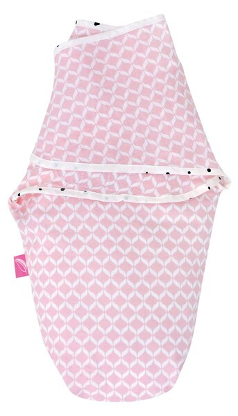 MOTHERHOOD dekica za novorođenče, za povijanje pink classics