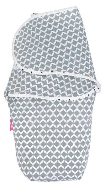 MOTHERHOOD dekica za novorođenče, za povijanje grey classics