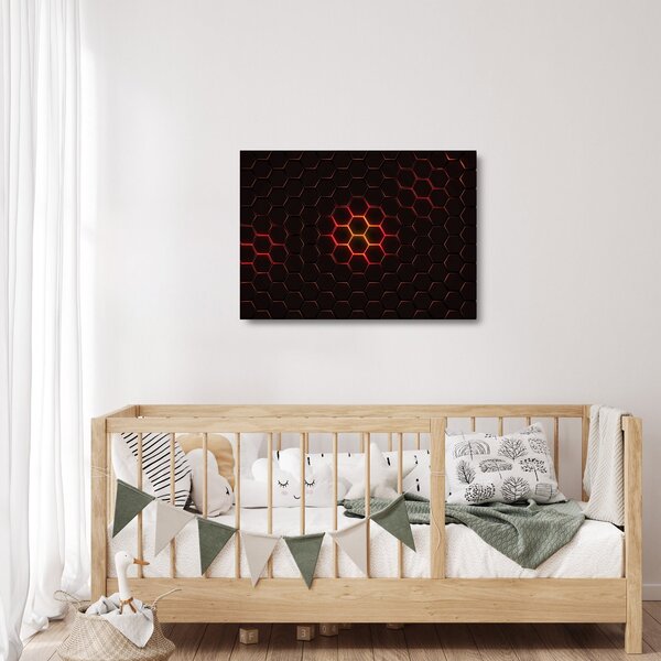 Staklena slika mreže (70x50 cm)