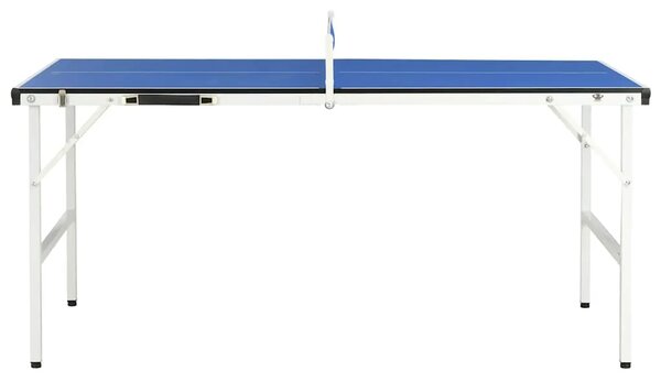 Stol za ping-pong od 5 stopa s mrežom 152x76x66 cm plavi