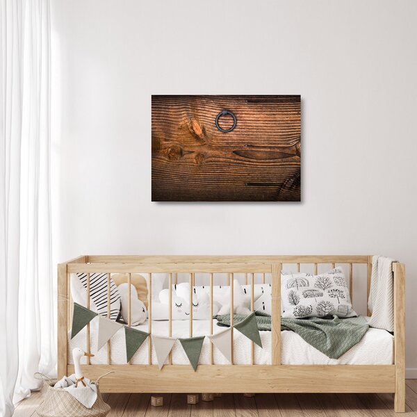 Staklena slika teksture drveta (70x50 cm)