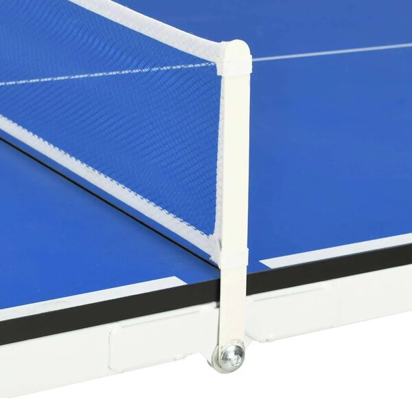 Stol za ping-pong od 5 stopa s mrežom 152x76x66 cm plavi