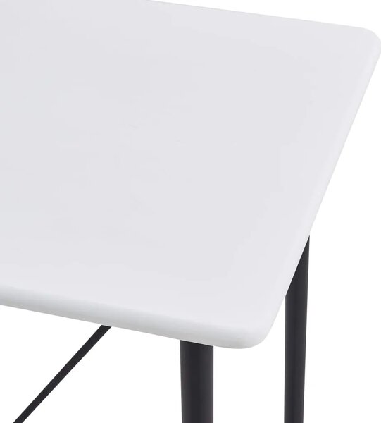 Barski stol bijeli 120 x 60 x 110 cm MDF - Bijela 1 Bijela