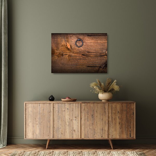 Staklena slika teksture drveta (70x50 cm)