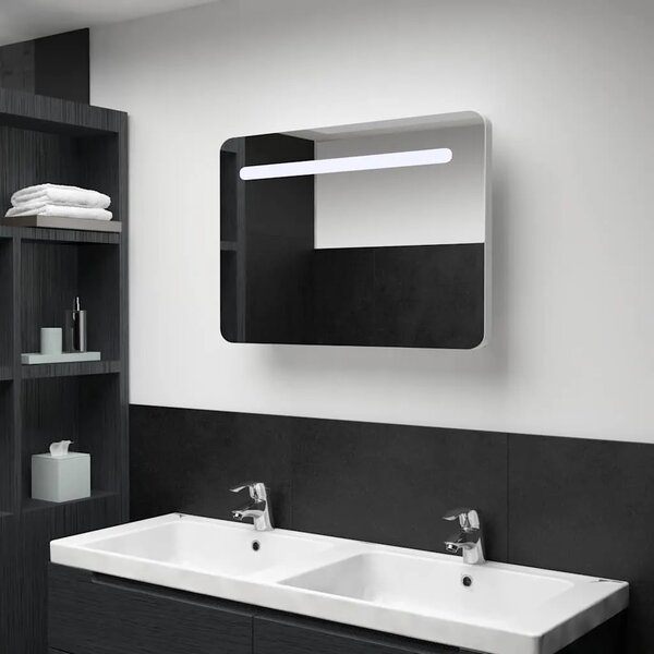 LED kupaonski ormarić s ogledalom 80 x 9 5 x 55 cm