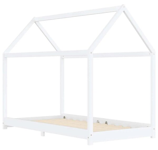 Okvir za dječji krevet od masivne borovine bijeli 90 x 200 cm - Bijela 90 x 200 cm Bijela 90 x 200 cm