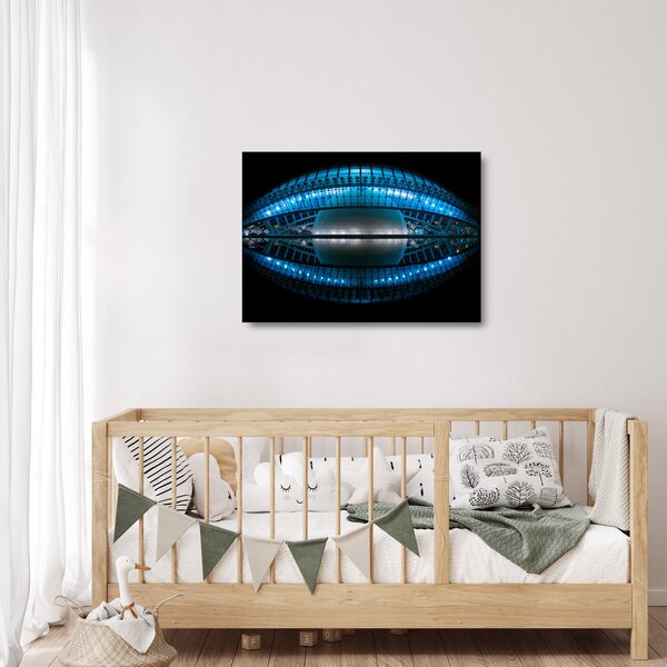 Staklena slika nogometnog stadiona (70x50 cm)